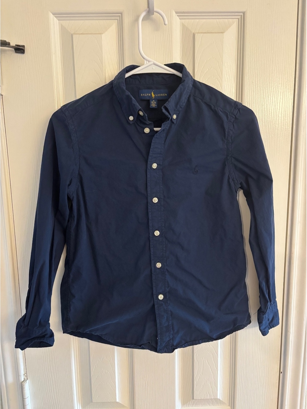 Ralph Lauren Boys' Navy Button-Down Shirt